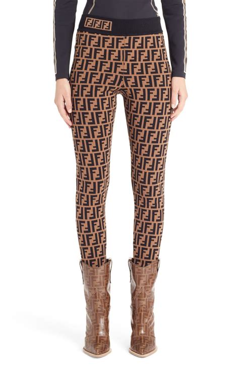 leggings fendi oro|fendi clothing for women.